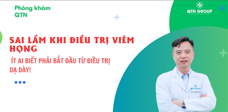 Viêm họng do trào ngược dạ dày: Hãy bắt đầu từ điều trị dạ dày