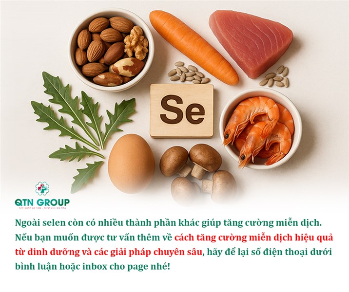 Danh sách thực phẩm giàu selen giúp cơ thể tăng cường miễn dịch