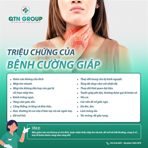 Dấu hiệu của bệnh cường giáp, khi nào bạn cần đi khám bác sĩ?