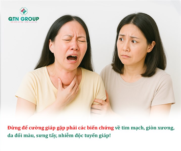 Biến chứng dễ gặp ở bệnh nhân cường giáp có sức đề kháng kém