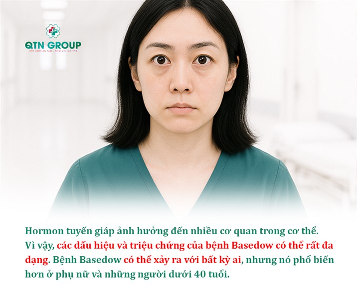 Dấu hiệu, triệu chứng của bệnh Basedow (Graves) là gì?