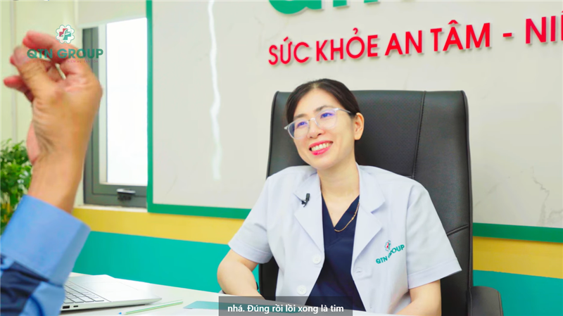 Các bác sĩ tại QTN luôn khuyến khích bệnh nhân làm 1 việc