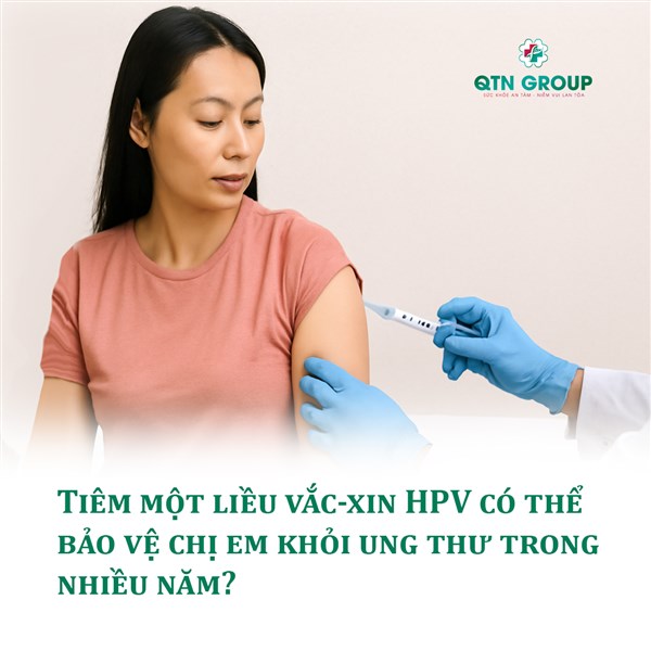 Tiêm vắc-xin HPV phòng tránh ung thư cổ tử cung: Chỉ cần 1 liều là đủ?