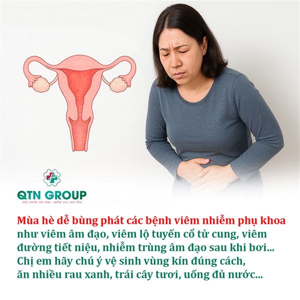 Mùa hè - thời điểm dễ bùng phát 6 bệnh phụ khoa