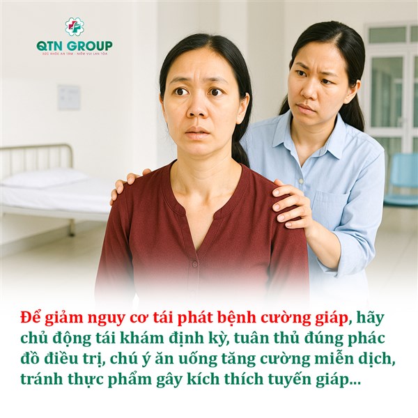 Phòng tránh rủi ro tái phát bệnh cường giáp