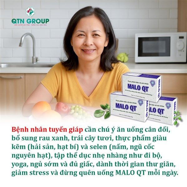 Nên làm gì để người bệnh tuyến giáp ít ốm vặt, giảm mệt mỏi?