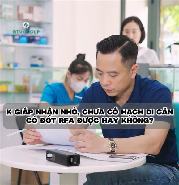 Nhân tuyến giáp nhỏ, chưa di căn: Có nên đốt RFA?