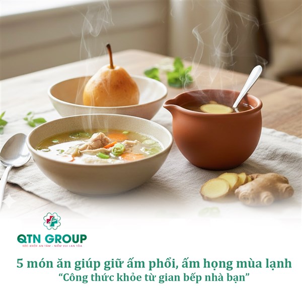 5 món giúp tăng cường miễn dịch, bổ phổi, giảm ho mà không cần uống thuốc