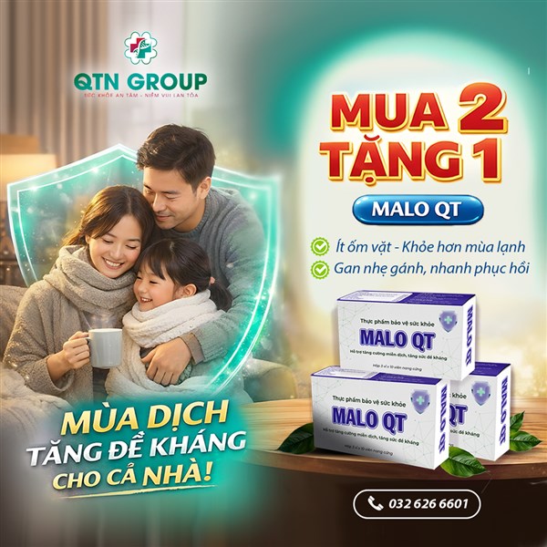 BÙNG NỔ ƯU ĐÃI MUA 2 TẶNG 1 MALO QT
