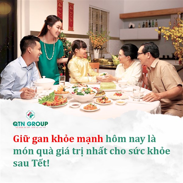Mẹo chăm sóc gan khỏe mạnh dịp Tết