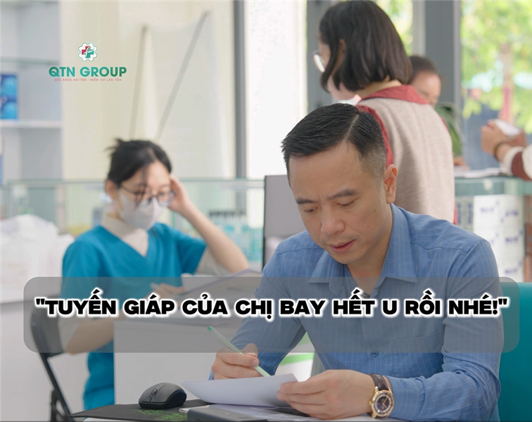Không còn gì vui bằng đi tái khám u tuyến giáp đã bay hết