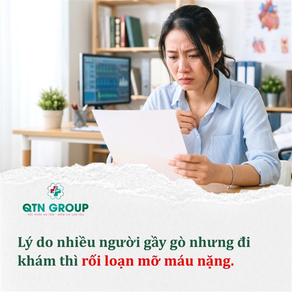 Người gầy vẫn bị rối loạn mỡ máu