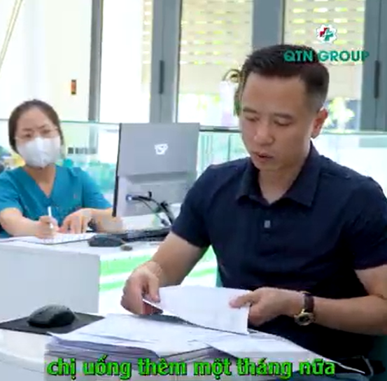 Bệnh nhân đang có u tuyến giáp đến tái khám cường giáp sau 1 tháng