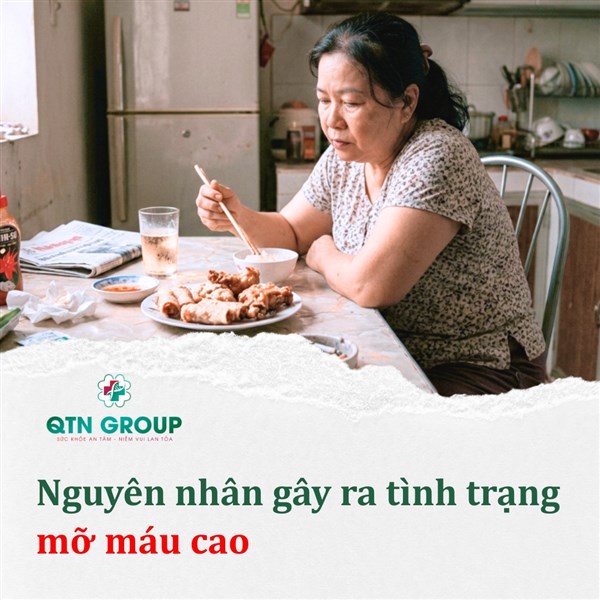 Nguyên nhân gây tình trạng mỡ máu cao