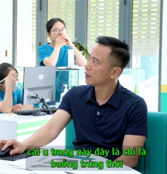 U lành tính lại có kích thước to, bệnh nhân định đi mổ thì gặp BS Thái