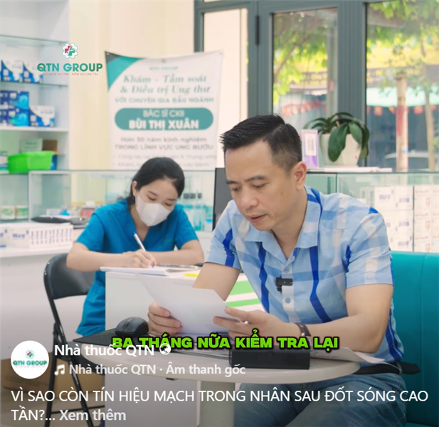 Vì sao còn tín hiệu mạch trong nhân sau đốt sóng cao tần?