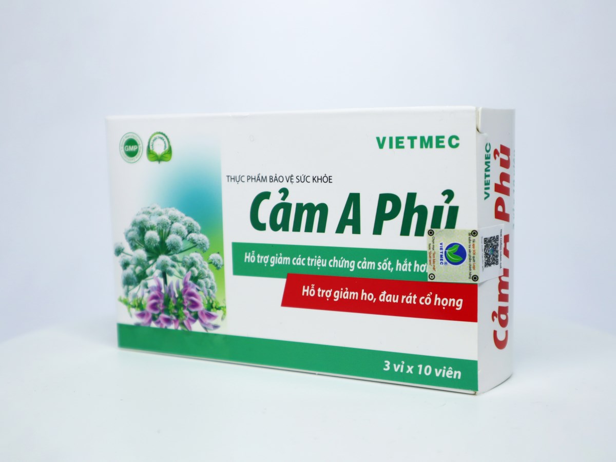 Cảm A Phủ - Hỗ trợ giảm ho, đau rát cổ họng, hắt hơi, sổ mũi